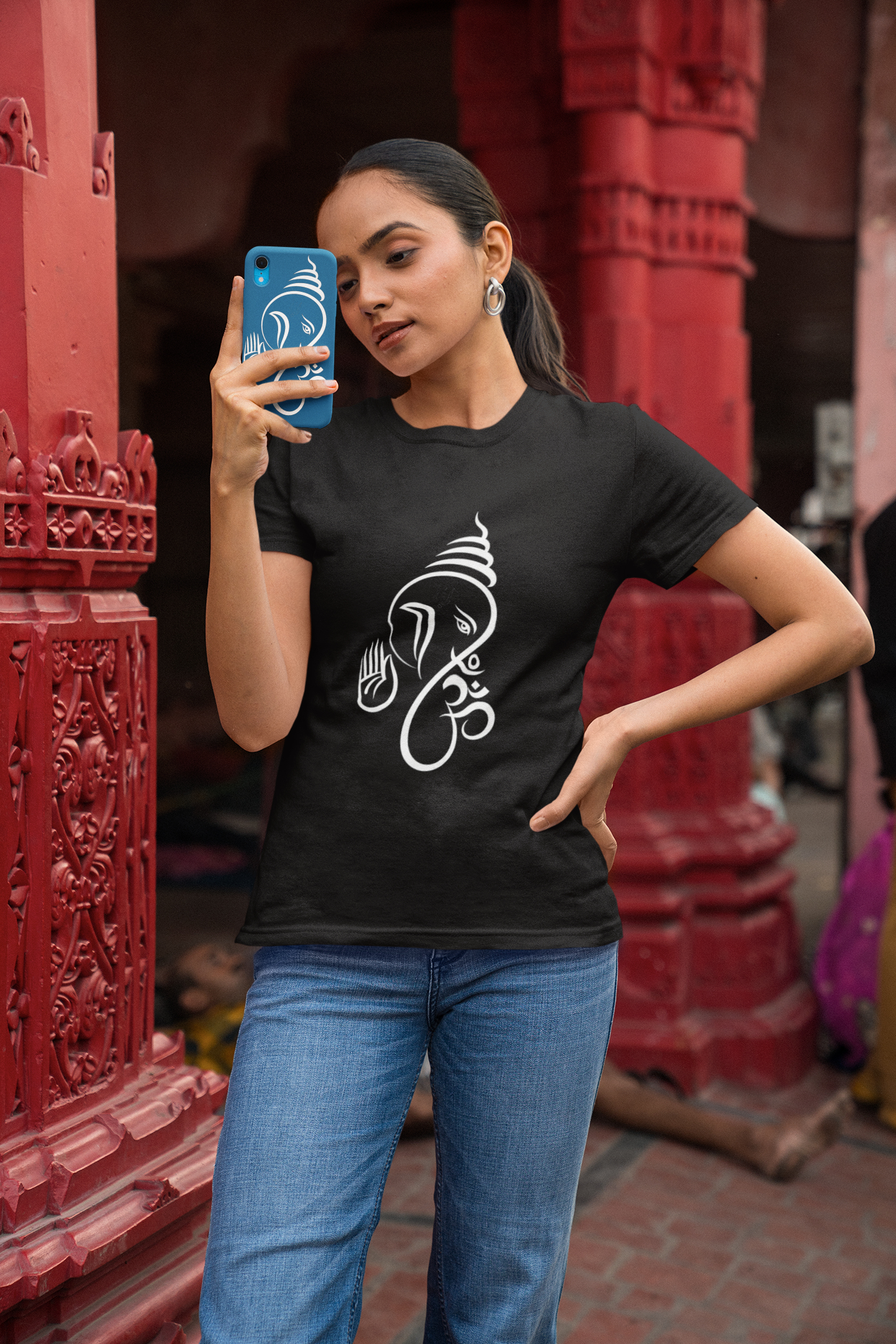 Shree Ganesha T-Shirt (Black)