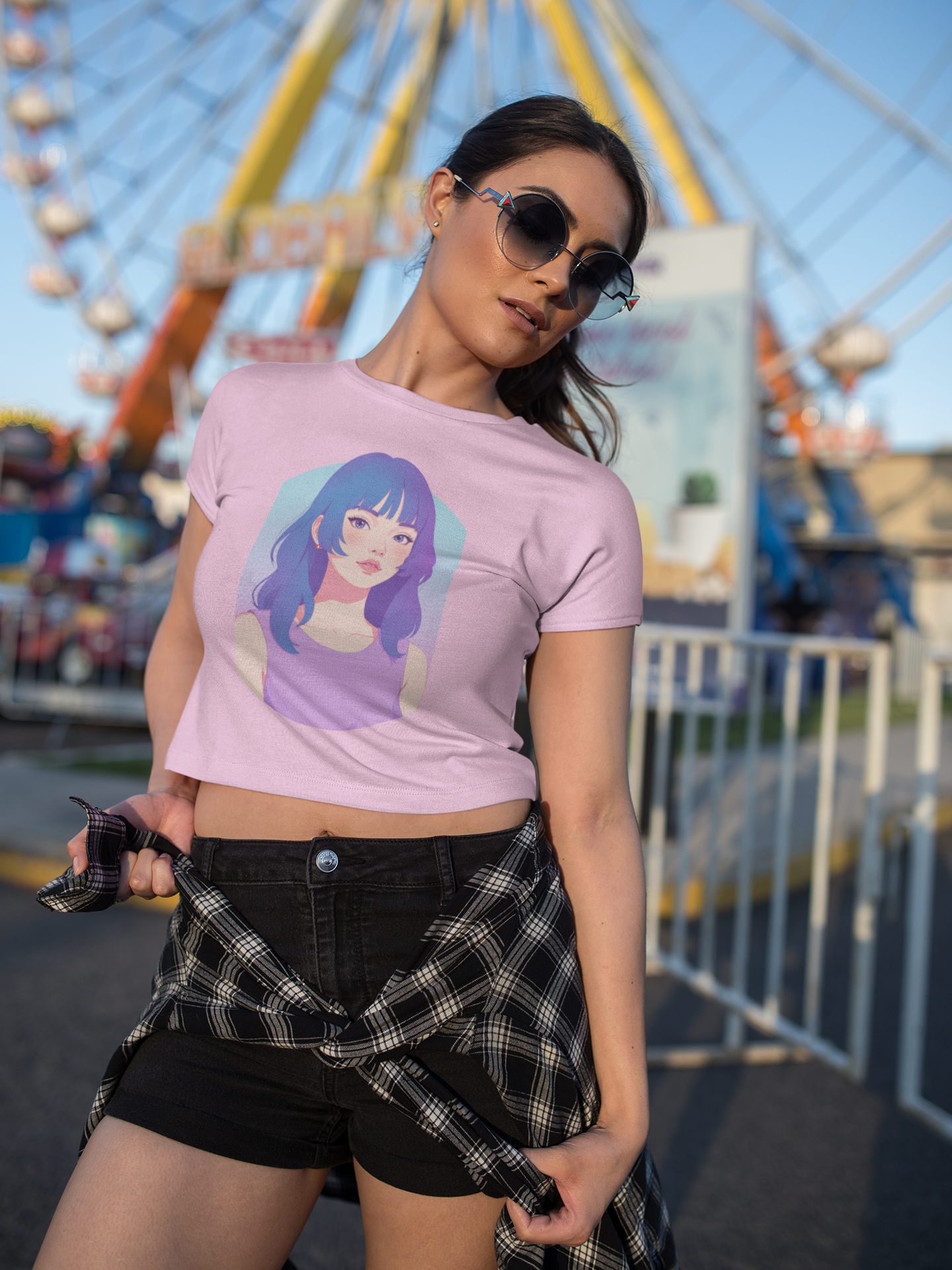 K-POP GIRL Crop Tee