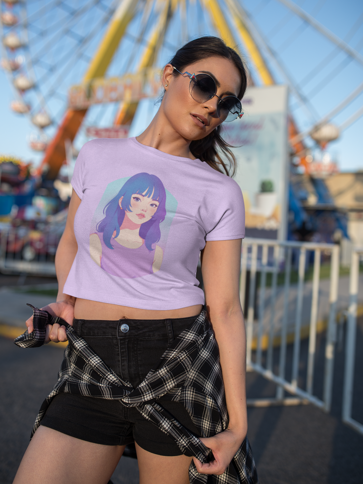 K-POP GIRL Crop Tee